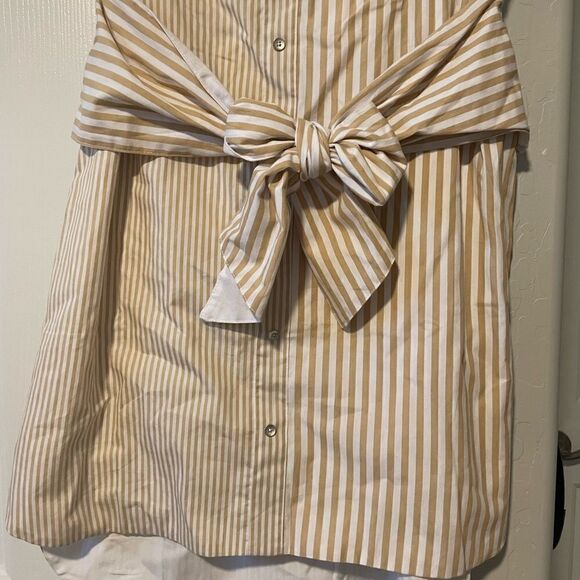 Line & Dot Dresses & Skirts - Line & Dot Striped Low High Bow Skirt